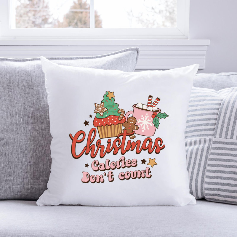 Christmas-2_6 Reversible Throw Pillow, 18" x 18"