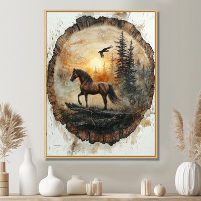 Giovacchino Native Horse Warrior Chief II - Horse Wall Art