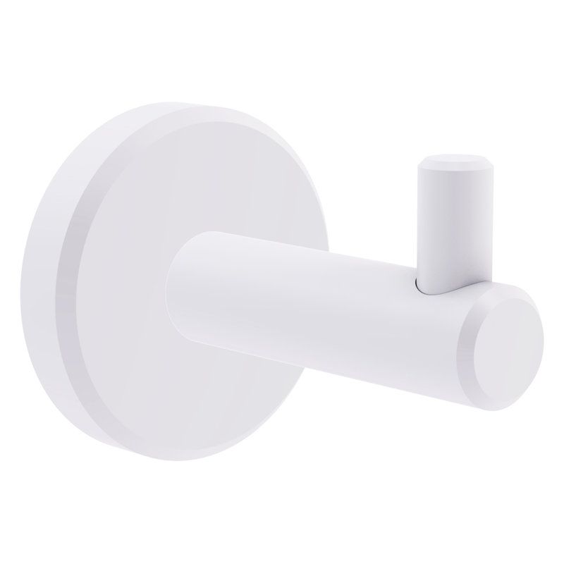 Malibu Robe Hook, Matte White