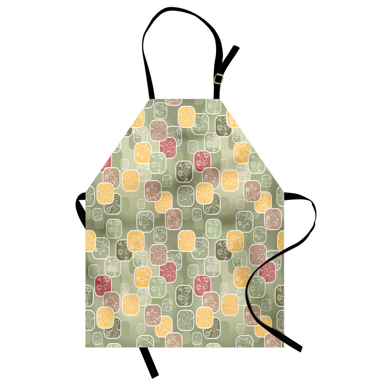 Geometric Shape Bib Apron
