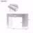 Modern Console Table With Vertical Ribbed Design - Compact Storage Functional Drawer