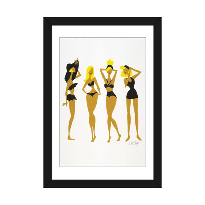 Strickler Cat Coquillette «Blondes In Black Beach Bombshells» - reproduction