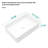 Modern White Ceramic Rectangular Vessel Bathroom Sink - Stain , Sleek Design For Home, Restaurant, Office, Home Rectangular, Modern,