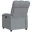  Fauteuil inclinable 100% polyester gris clair, métal, contreplaqué-694054686