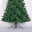 Sapin de Noël réaliste en épinette naturelle en PVC 7,5 pi avec base en métal pliable, non éclairé et écologique
