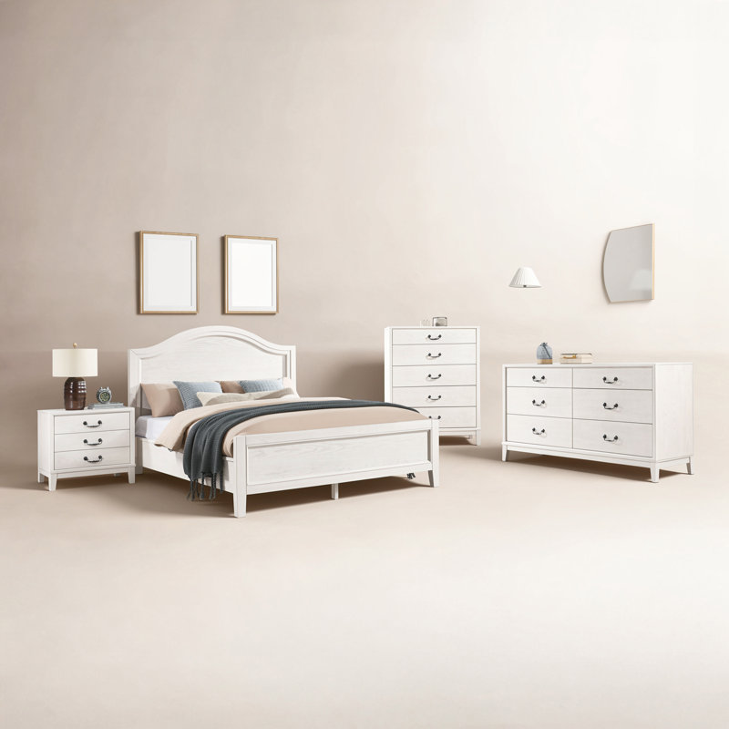 Bartlett 5PC Set, Queen, White