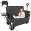 Convertible Folding Wagon Cart With Folding Tabletop-125205239