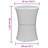 Patio Side Table Drum Shape Poly Rattan And Solid Wood-894074058