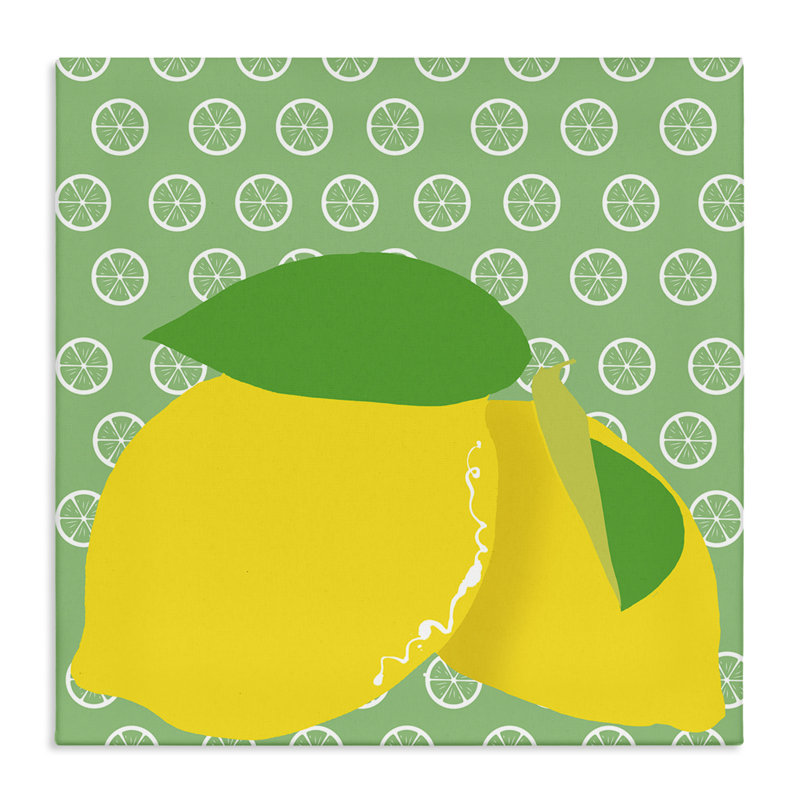  «Bright Lemon Fruit», art mural par Daniela Santiago, H 24 po x l 24 po