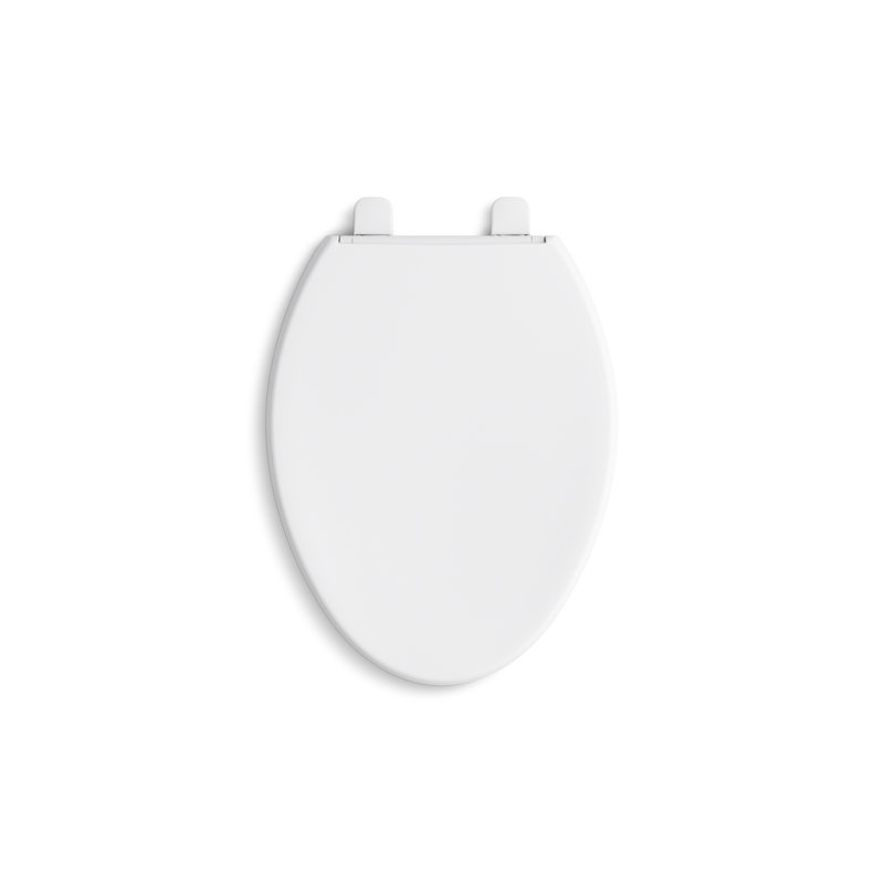 Reveal Quiet-Close with Grip-Tight Toilet Seat, White, Elongated
