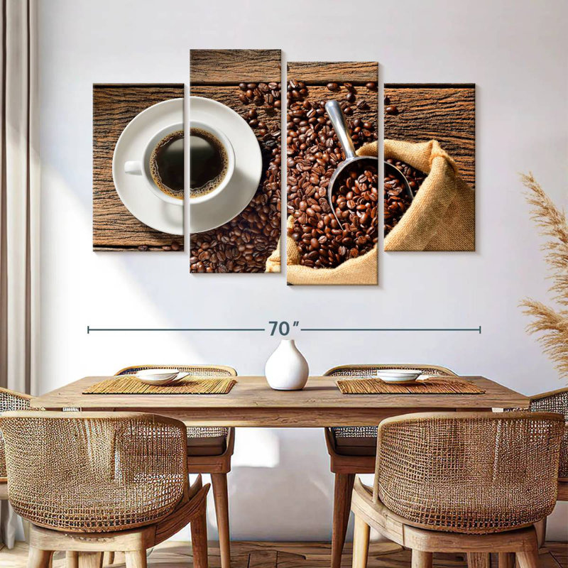 Tasse à café et grains Yarlin, H 42 po x l 68 po