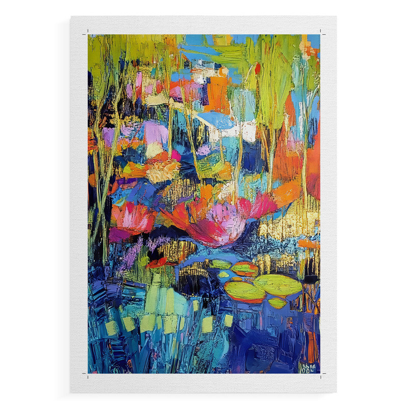 FLORAL Series DC - Impression sur toile seulement - NON-CADRE, H 12 po x l 8 po