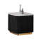 Table de bout carrée de style contemporain 1 pièce