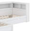 Lit plateforme en bois en L avec lit gigogne et tiroir-456664125