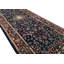 Hand-Knotted High-Quality Navy Runner