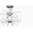 Influencer 22 inch Indoor Ceiling Fan with LED Bulb Light Kit and Remote Control - Chrome with Clear blades-57864142