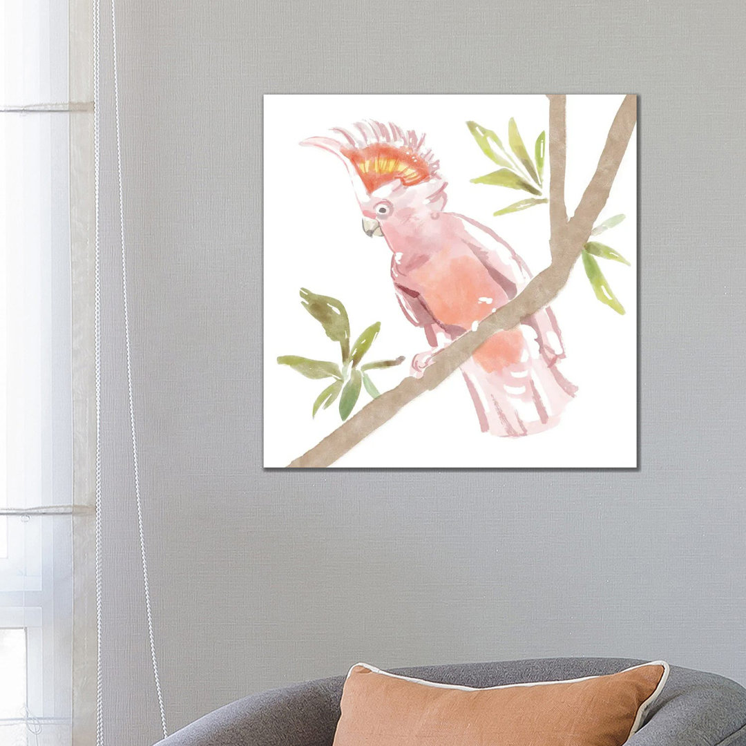 Tropical Cockatoo by Bannarot - Wrapped Canvas Gallery-Wrapped Canvas Giclée