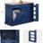 Kitchen Island on Wheels with Trash Can Storage,  Portable Island Table for Kitchen-1062492168