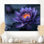 Mauve, gris, mystique, fleur, photo II - impression murale Lotus