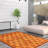 One-of-a-Kind Rectangle 5' X 8' New Age Wool Area Rug in Dark Red/Light Yellow