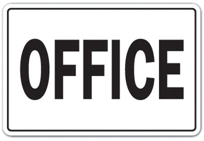 Enseigne de bureau