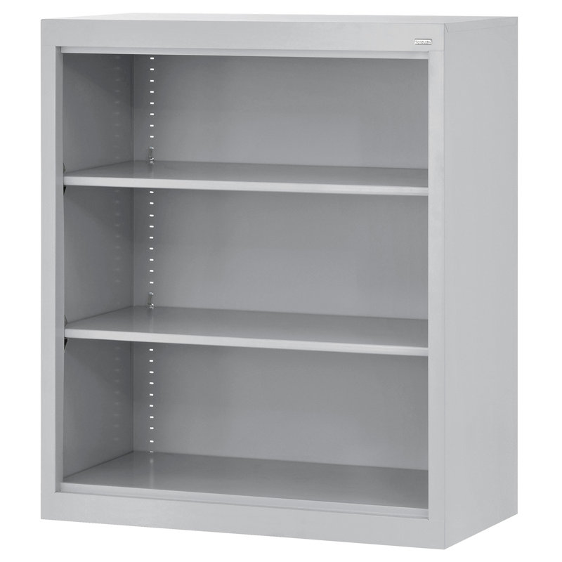 Steel Single Storage Cabinet ( 36'' H x 36'' W x 18'' D), Dove Gray