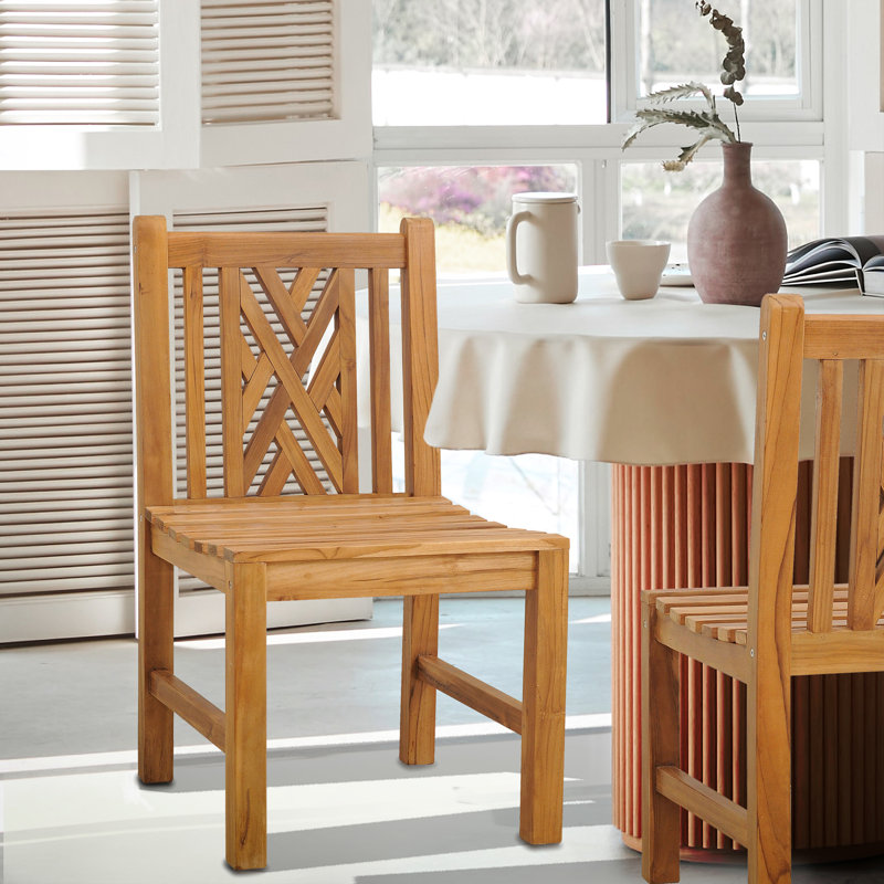 Outdoor Teak Dining Side Chair