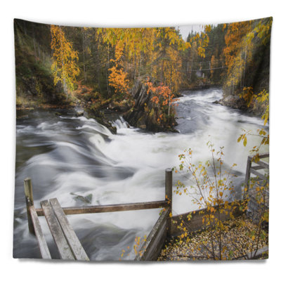 Tapisserie «Fall River over Riffles and Rocks»