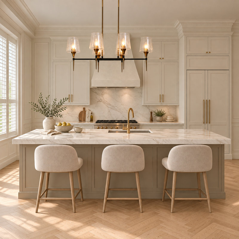 Tevye 6-Light Modern Dining Room Pendant Light
