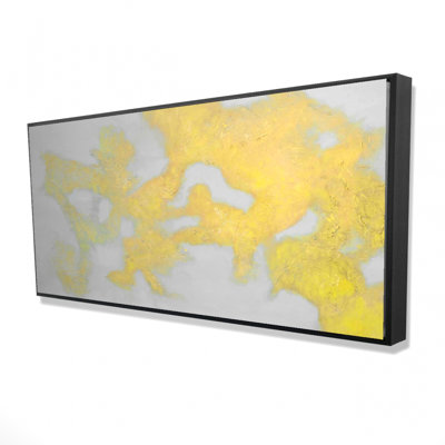 Gold Stains Print On Canvas