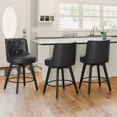 Arleine Swivel Upholstered Counter Stool
