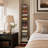 9 Tier Bookshelf, Vertical Corner Shelf With Modern Invisible Spine Ladder-1889617821