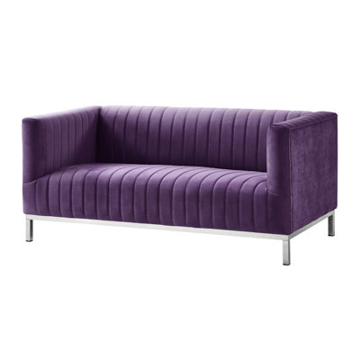 Winkleman 63.4 " Velvet Loveseat