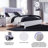 Frostlyn King Upholstered Panel Bed-123493378