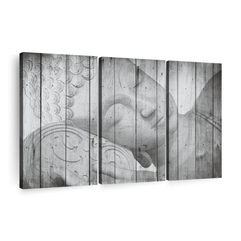 «Sleeping Buddha», reproduction d'art sur toile, H 24 po x l 38 po x P 1,25 po