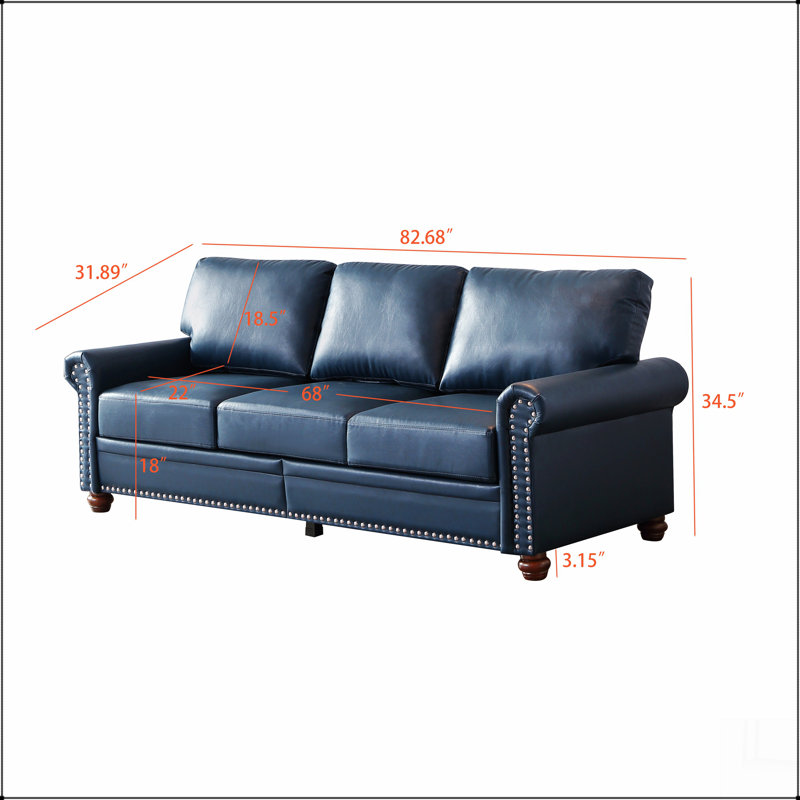 Linen Fabric Upholstery With Storage Sofa