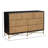 Babette 56" W 7-Drawer Dresser with Fluted Details-1927456044