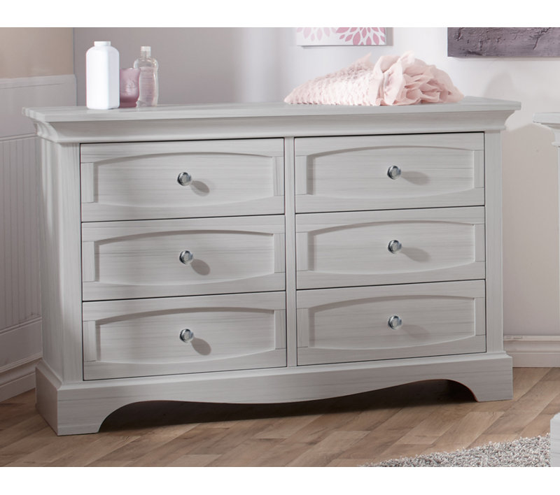 Eadoin 6 - Drawer Kids Dresser, White