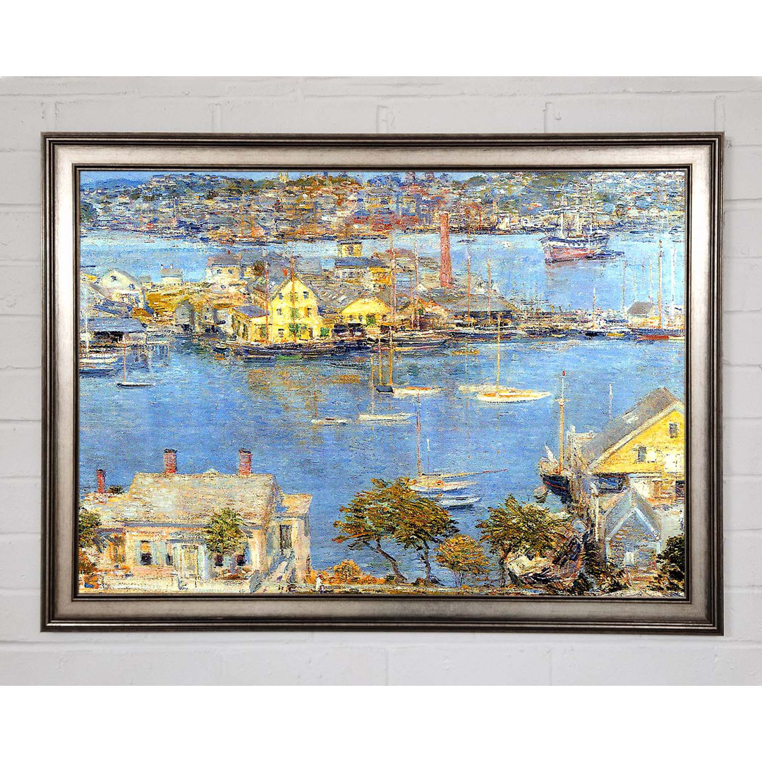 Hassam the Port of Gloucester 1 - Einzelne Bilderrahmen Kunstdrucke