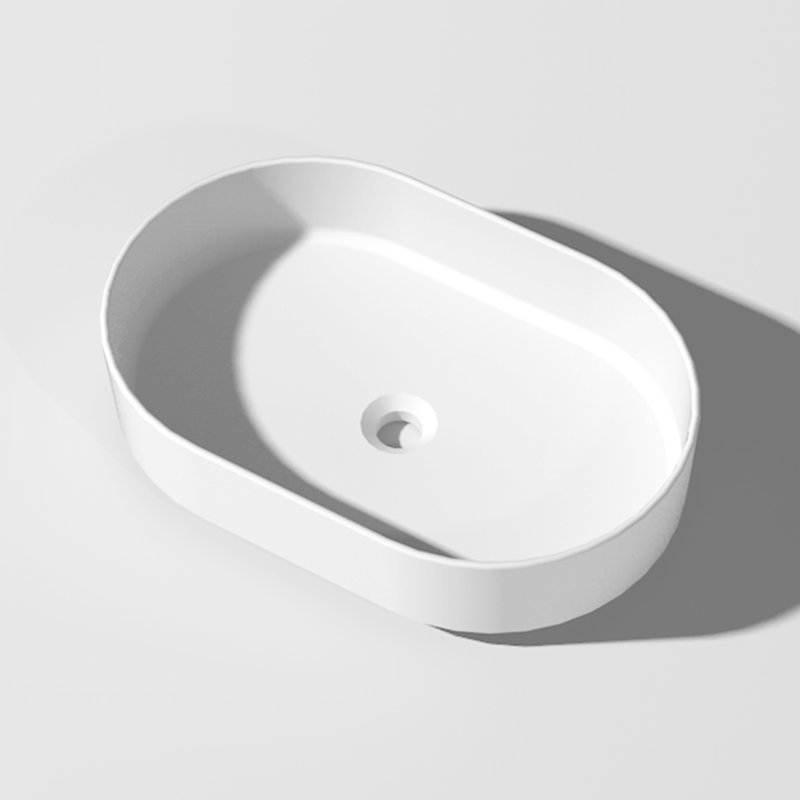 Surface solide blanc mat - facile à nettoyer. 22,58 po Profondeur, 15,08 de largeur, 5,41 de hauteur. 17,29 lb Poids. Piédestal contemporain. Pas d'égouttoir et facile à nettoyer. Lavabo à piédestal. Sans et