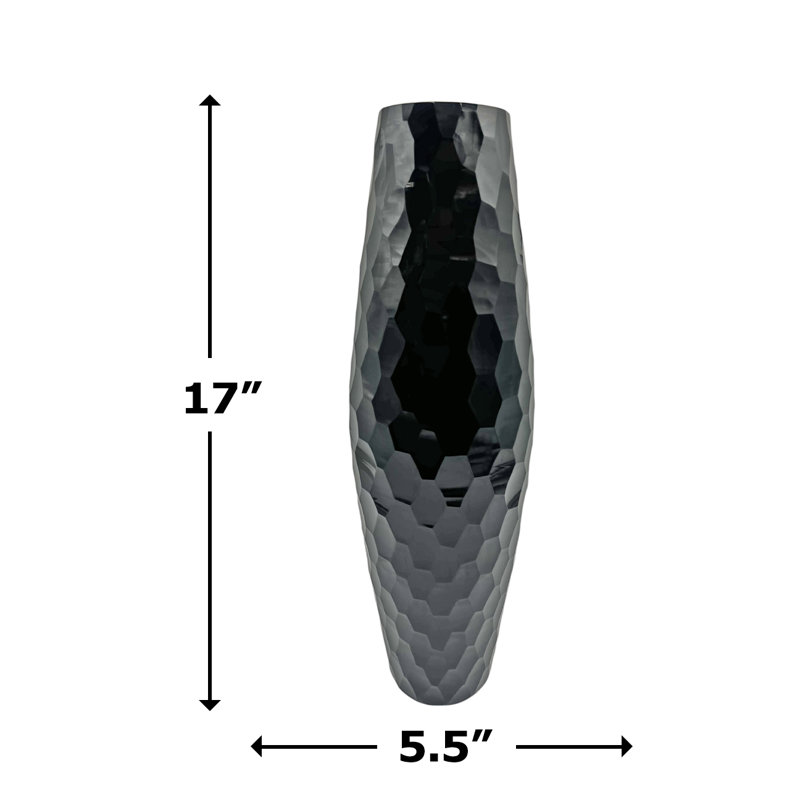 Vase en verre 17 po
