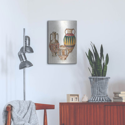 «African Flair 3» par Anne Tavoletti, art mural en métal, 16 po x 24 po