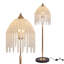Lampe sur pied en cristal élégant à 3 lumières dorées, 3 * ampoules e12 (ampoule non incluse), parfaite pour le salon, la chambre, le bureau, l'entrée