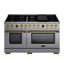 60 In. 7.9 Cu. Ft. 10 Burners Dual Fuel Range For Propane Gas In Stainless Steel With Kucht Horus Thermostat-1996192068-2041003878