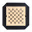 Table multi-jeux réversible avec rangement FlowLuxe Galini à finition noire 3 en 1