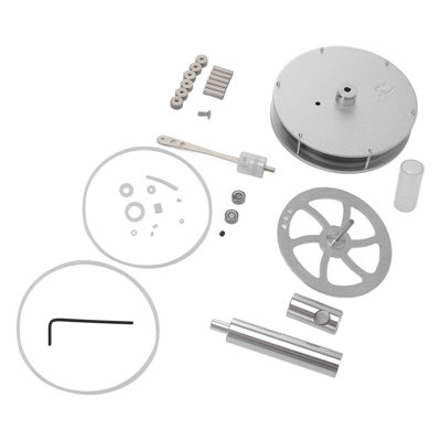 Jouet éducatif expérimental physique en aluminium pour moteur à basse température Stirling