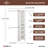 Impressions White Wood Closet System Tower Kit-97975255