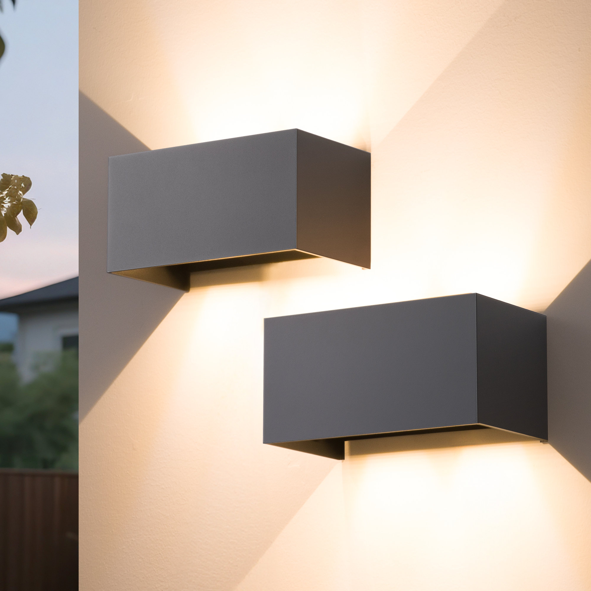 Wrought Studio Led Outdoor Wall Light (Set Of 2) - Wayfair Canada