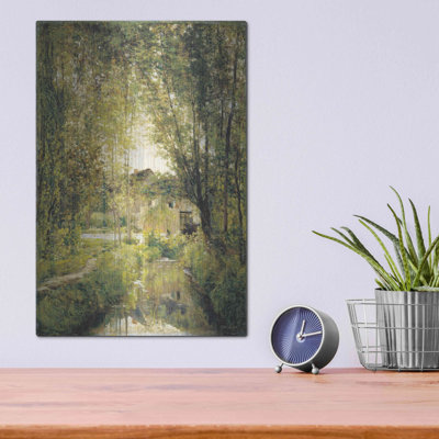 «Sunlit Stream» par Stellar Design Studio, art mural en métal