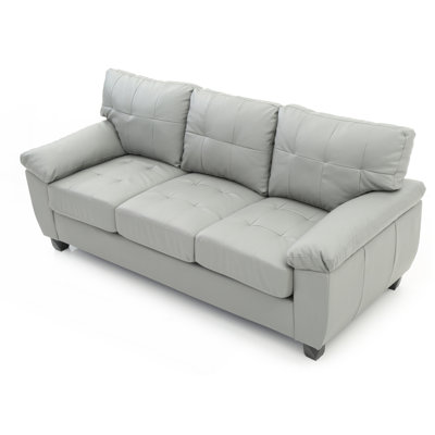 Sophisticated Sofa With Padded Arms, Modern Sofa